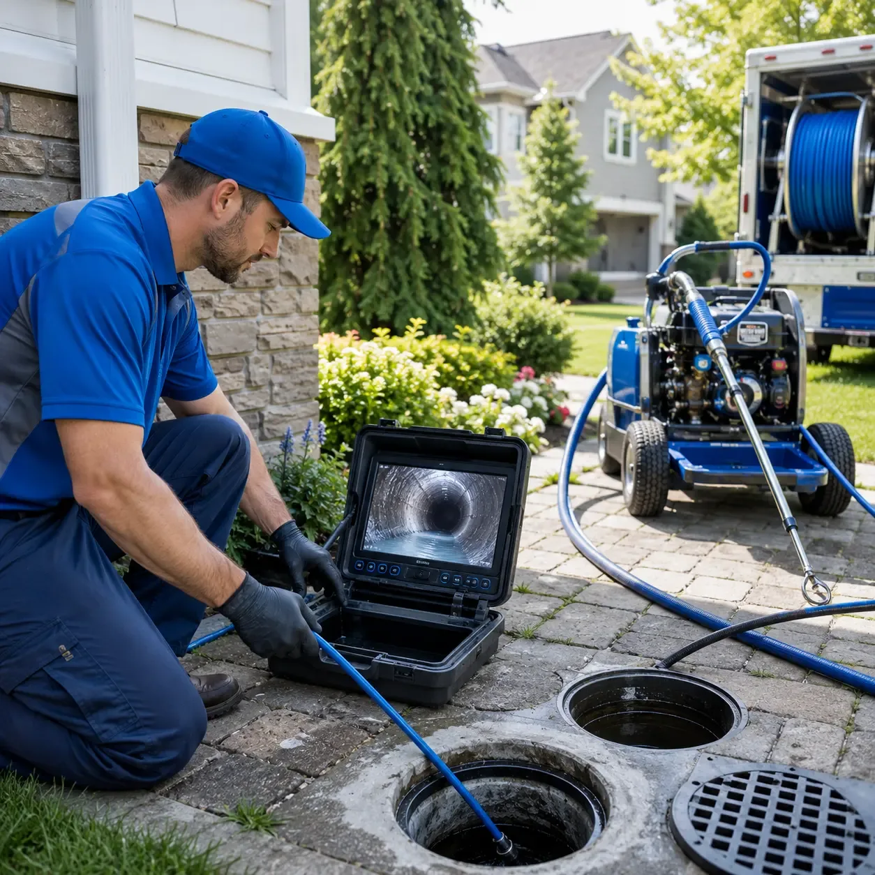 Outdoor drain cleaning professionals serving Walker, WV
